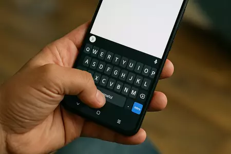 teclado en un Galaxy S25