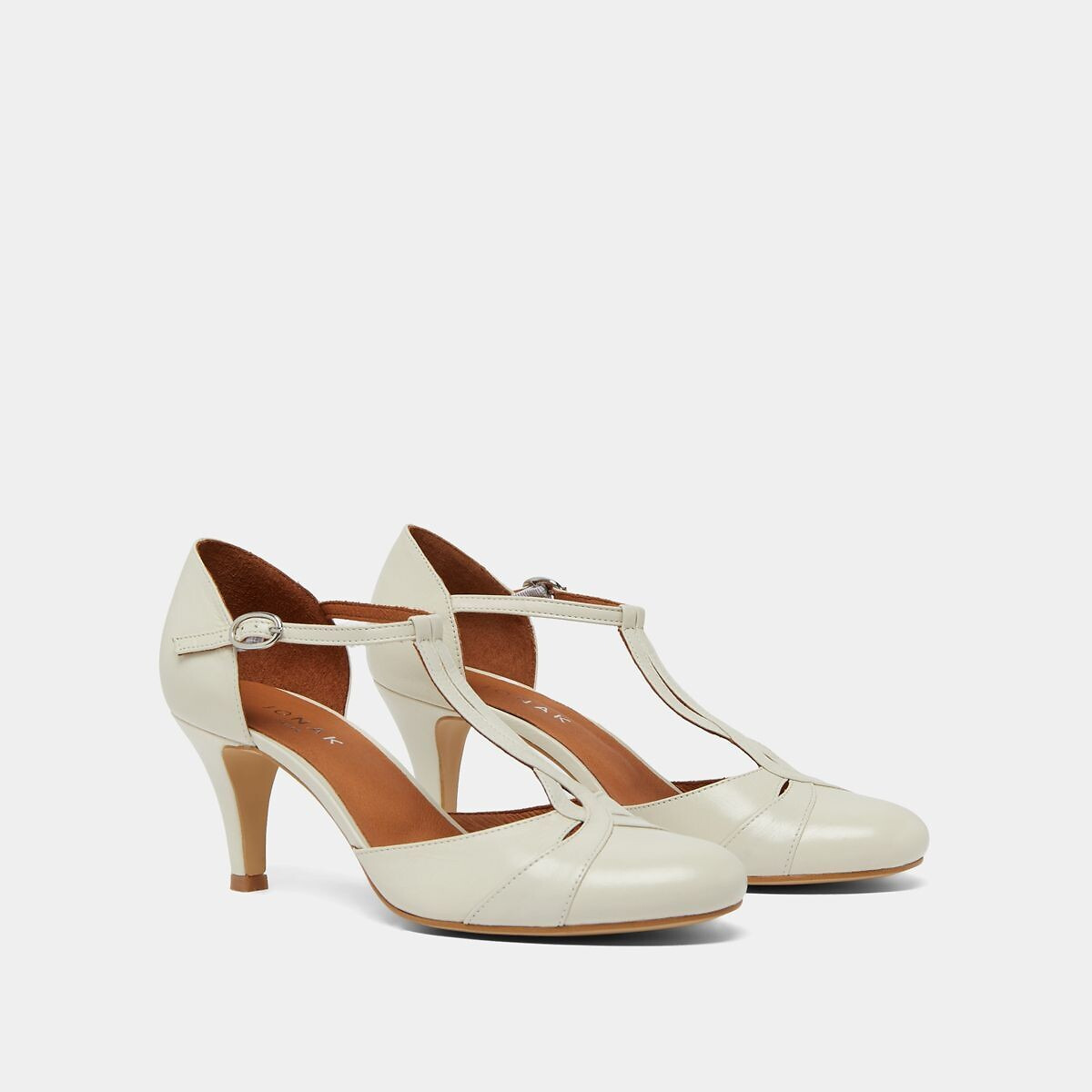 Zapatos de salón Jonak de piel Vermeil, fabricados en Europa