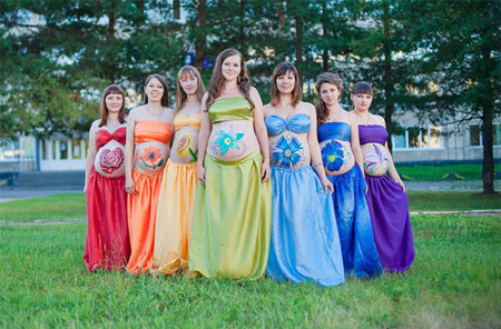 Una foto para la esperanza: los bebés "arco iris" son los que llegan después de un aborto o un bebé nacido sin vida