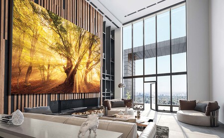 Samsung presume con sus nuevos "televisores" The Wall: paneles Micro LED, 4K y hasta 146 pulgadas