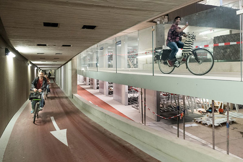 En este futuro aparcamiento de bicicletas cabrá más de 12.000
