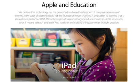 Apple rediseña su web dedicada a educación de cara al lanzamiento de iOS 7