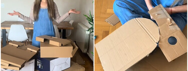 Con cajas de cartón reutilizadas, puedes hacer tú mismo una preciosa mesa de centro para el salón: "queda súper mona"