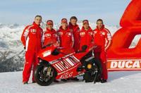 Presentación de la nueva Ducati GP8 en el Wrooom
