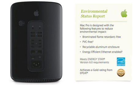 El nuevo Mac Pro es hasta un 68% más eficiente energéticamente que la generación anterior