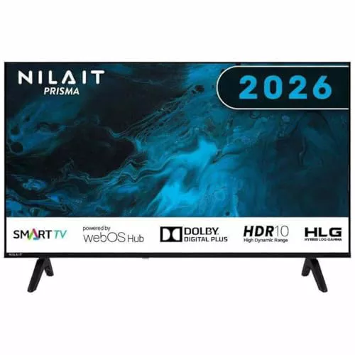 Nilait Prisma 55UD7004ST 55" Smart TV 4K UHD, LED, WebOS, HDR, WiFi, Control por Voz, Televisor 55 Pulgadas Ultra HD