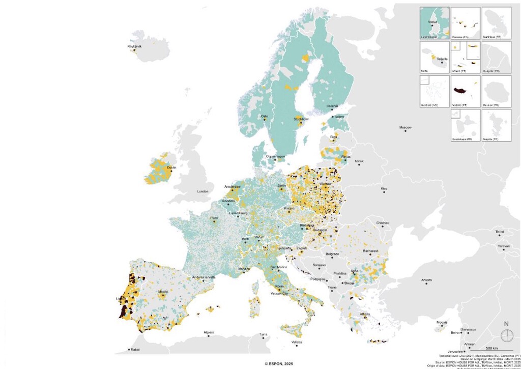 Qué parte de tu sueldo se va en alquilar un piso en Europa, en tres mapas que sacan los colores a España