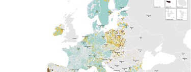 Qué parte de tu sueldo se va en alquilar un piso en Europa, en tres mapas que sacan los colores a España