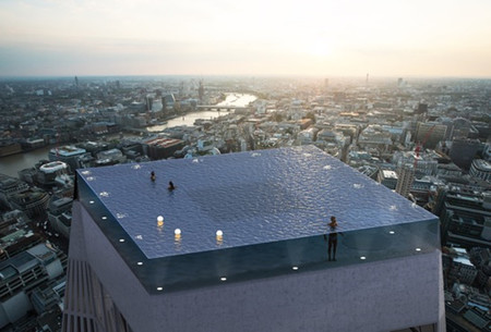 Esta es la primera piscina infinita de 360 º del mundo y estará en Londres