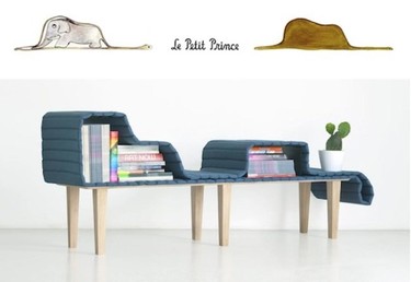 Muebles flexibles de almacenaje inspirados en 'El Principito'