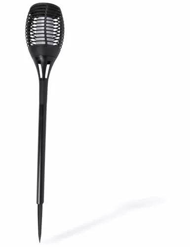 Grundig Antorcha solar para jardín, 9 x 59 cm, iluminación de jardín