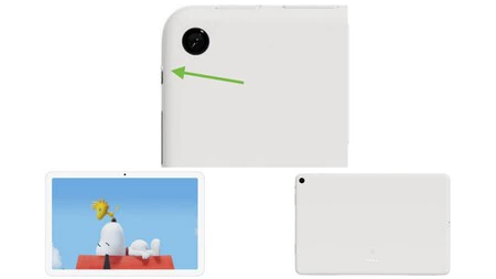 謎の新しいボタンを備えた Pixel タブレット (画像: 9to5Google)