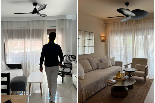 Antes y después reforma salón