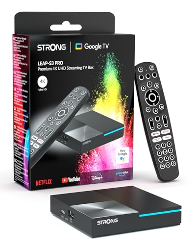 STRONG Leap-S3 Pro TV Streaming Box 4K UHD Google TV 