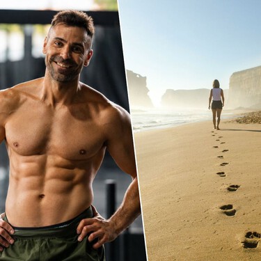 José Ruiz, entrenador personal: “Andar por la playa es un entrenamiento completo, pero tienes que caminar por la orilla y hacerlo descalzo”
