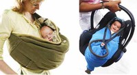 Dos en uno: saco y portabebé calentito
