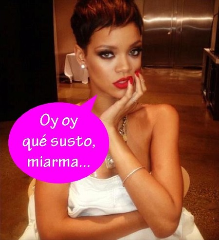 El susto del día: ¡toma broma pesada en casa de Rihanna!