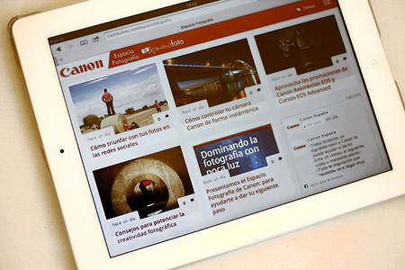 Presentamos el Espacio Fotografía de Canon, solo para móvil y tablet