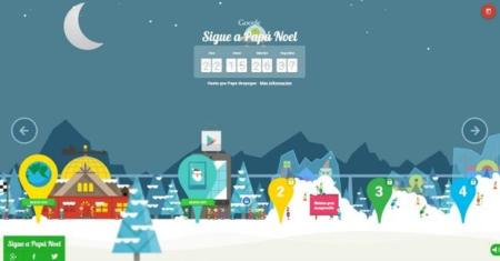 Sigue a Papá Noel, el portal de minijuegos y experiencias navideñas de Google
