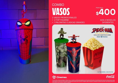 Spider Man Un Nuevo Dia Llegara Pronto A Los Cines Mientras Tanto Cinemex Y Cinepolis Presentan Sus Palomeras Y Vasos Coleccionables Que Puedes Comprar A Partir De Hoy