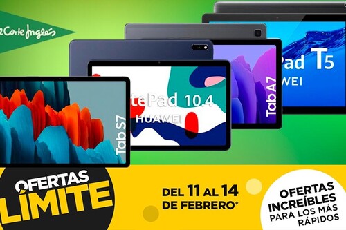 17 modelos de tablets de Samsung, Huawei y Lenovo que puedes comprar más baratas en las ofertas Límite 48 Horas de El Corte Inglés