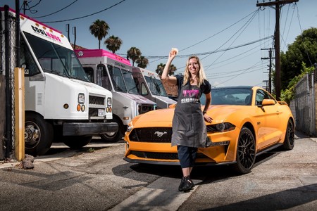 Orange Fury Ice Cream Sandwich, un delicioso postre inspirado en el Ford Mustang