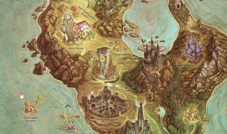 ¿Quién no querría perderse por este mapa?