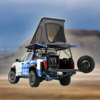 Toyota Tacoma H2-Overlander: la pick-up de hidrógeno que genera tanta agua con su escape que hasta tiene una regadera para bañarse 