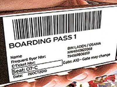 British prueba la nueva tarjeta de embarque para móviles... con Bin Laden 