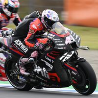 Una pifia mundial: Aprilia dejó conectado el mapa electrónico de ahorro en la moto de Aleix Espargaró