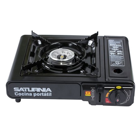 Puedes cocinar en cualquier parte con la cocina de gas portátil Saturnia 08140125: cuesta 12,02 euros en Amazon