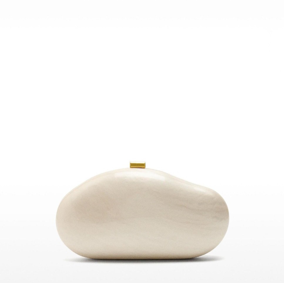 Parfois
Bolso de fiesta convertible a bandolera estilo clutch con cierre imantado efecto perlado