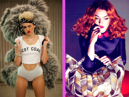 Y en la lista de BFF poco recomendables... ¡Miley Cyrus y Lindsay Lohan!