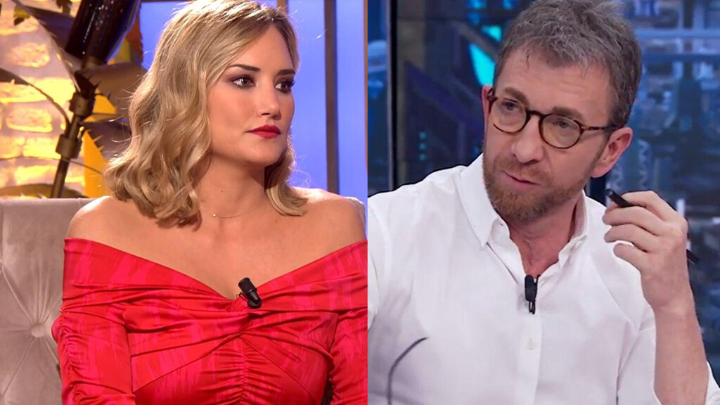 Pablo Motos apunta y dispara contra Telecinco en 'El Hormiguero' al mofarse descaradamente del morreo de Alba Carrillo y Jorge Pérez con este zasca