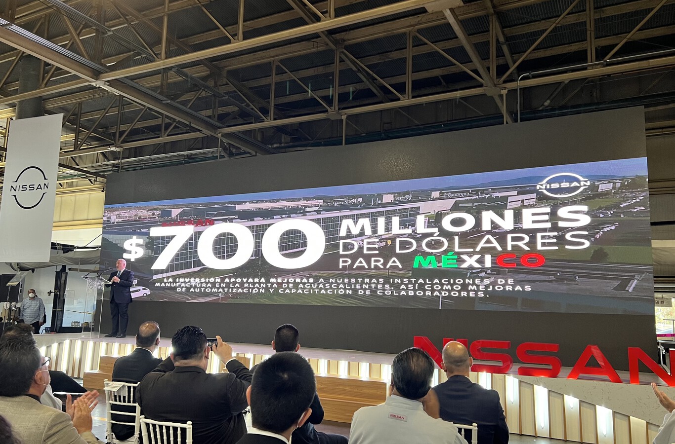 Nissan anuncia una nueva inversión de 700 millones de dólares para México