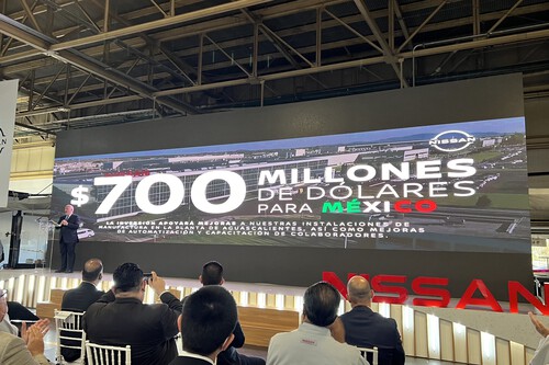 Nissan anuncia una nueva inversión de 700 millones de dólares para México