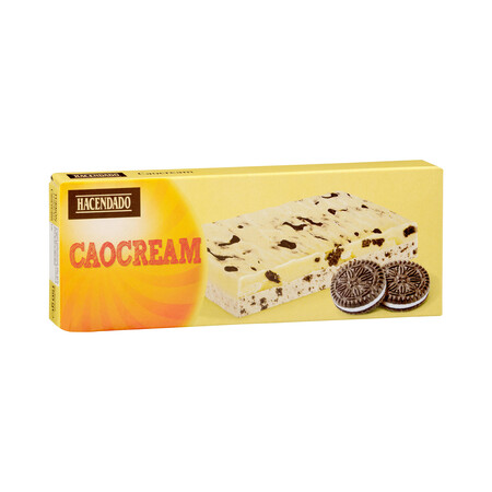 Turron De Chocolate Blanco Con Galleta Caocream Hacendado