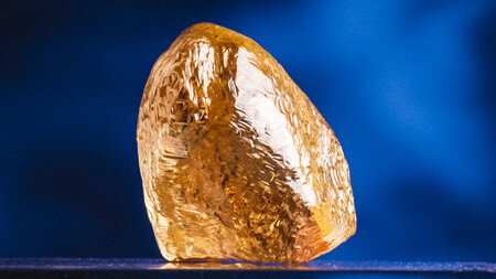 Yellow Diamond From Diavik Diamond Mine