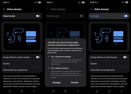 cómo activar el control por voz en One UI 7