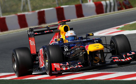 Sebastian Vettel Barcelona 2012
