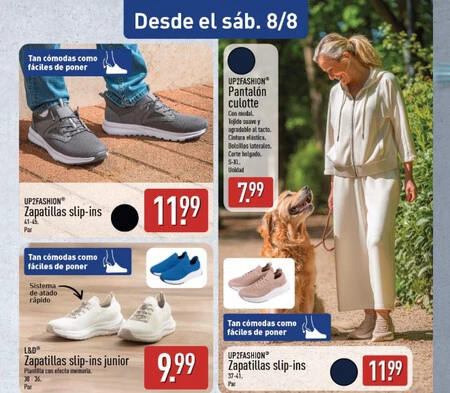 Zapatillas Slip Ins Up2fashion Folleto Aldi