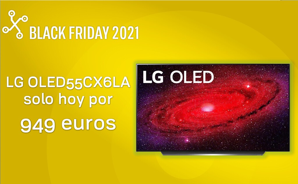 Black Friday 2021: LG OLED55CX6LA mejor precio en El Corte Inglés solo hoy por 949 euros