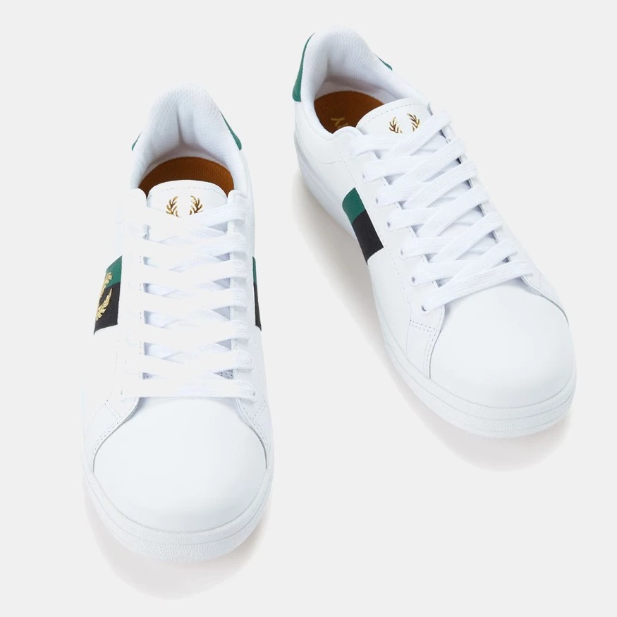 Fred Perry Zapatilla B721 leather/tape Hombre