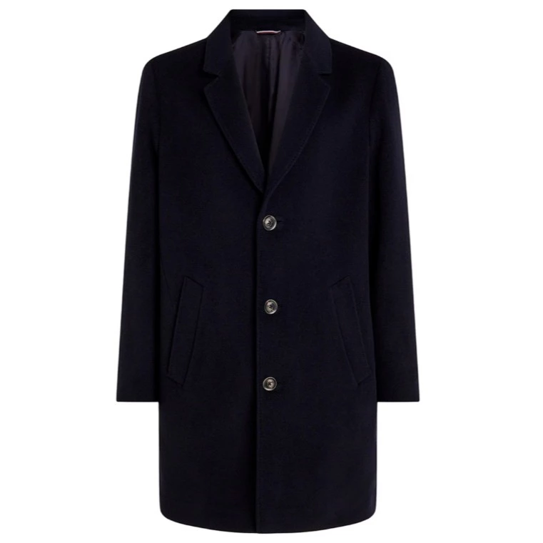 Tommy Hilfiger Abrigo de hombre en lana tallas grandes