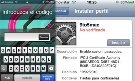 Añade códigos alfanuméricos a la contraseña del iPhone