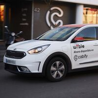 Los Kia Niro PHEV compartidos de WiBLE aterrizan en la app de Cabify para acompañar a las motos y patinetes eléctricos 