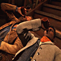 Este jugador de Red Dead Redemption 2 sube a una torre para emborracharse como una cuba, pero la historia no acaba muy diferente a como imaginas 