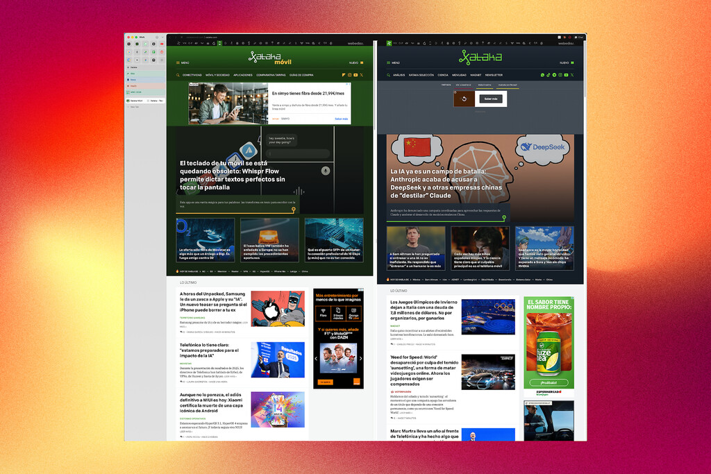 LA ILUSIÓN DE LA IA: Pestañas verticales y pantalla dividida, las revoluciones que han cambiado el juego en los navegadores