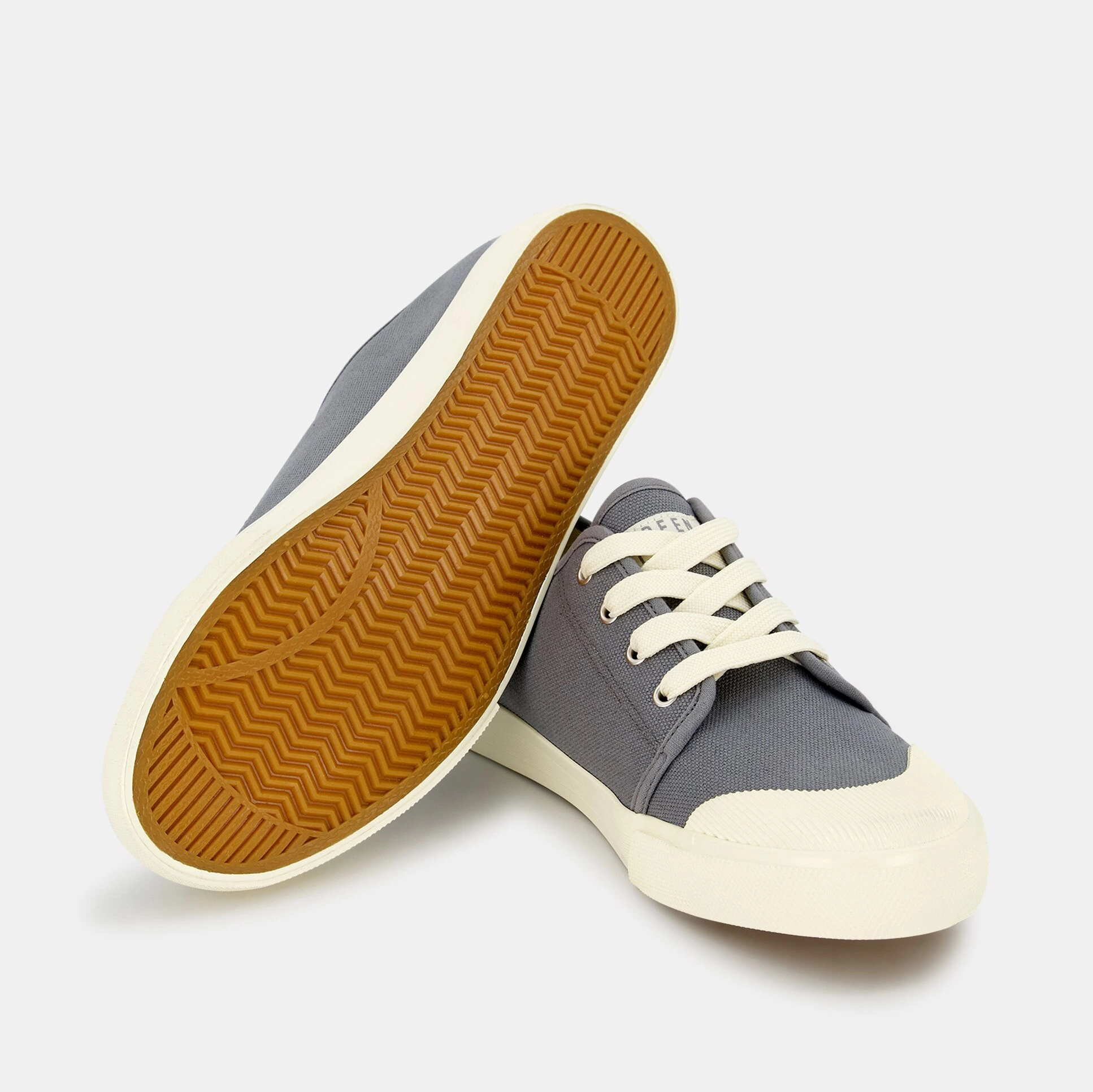 Zapatillas de lona con puntera de goma