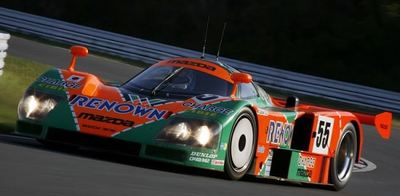 1991, el Mazda 787B rotativo gana las 24 horas de Le Mans calzado con Dunlop